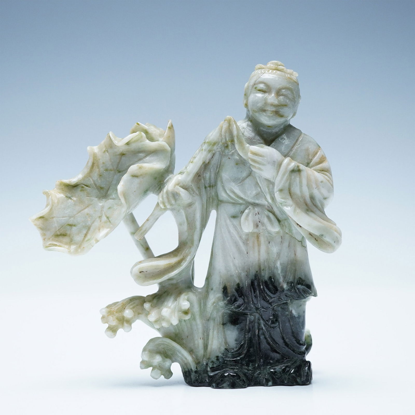 Chinese Carved Soapstone Deity Figurine (1 of 5)