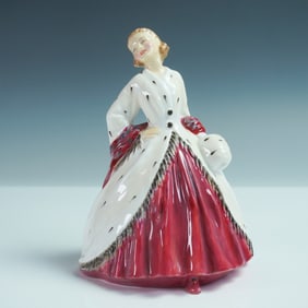 Royal Doulton Bone China Figurine, The Ermine Coat HN1981
