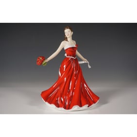 Royal Doulton Flower of the Month Figurine, June Rose HN5505