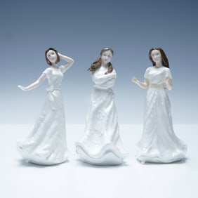 3pc Royal Doulton Figurines, International Collectors Club