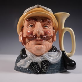 Royal Doulton Large Character Jug D6633 Veteran Motorist