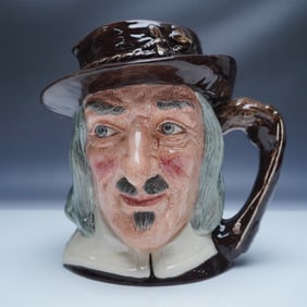 Royal Doulton Large Character Jug, Izaak Walton D6404 Stoke on Trent Jubile