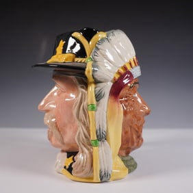 Royal Doulton Large Character Jug, The Battle of Little Big Horn D6712