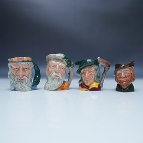 4pc Royal Doulton Character Jugs Set