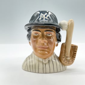 Royal Doulton Prototype Colorway Mini Jug, Baseball Player