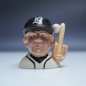 Royal Doulton Color Trial Mini Character Jug, Detroit Tigers
