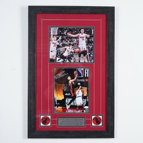 Tyler Herro Miami Heat Display, Signed