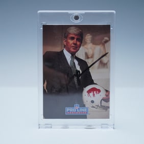 Jack Kemp Autographed 1991 NFL Pro Line Portraits Trading Card