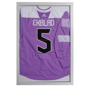 Aaron Ekblad Hockey Fights Cancer Jersey, Signed