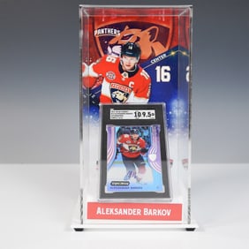 Aleksander Barkov Autographed 2019-20 Upper Deck Synergy Purple Card