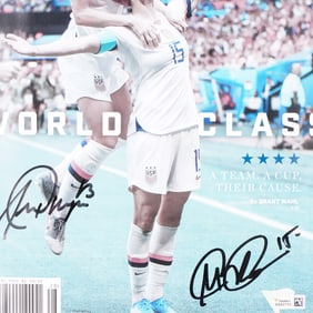 Megan Rapinoe & Alex Morgan Sports Illustrated Cover, Signed