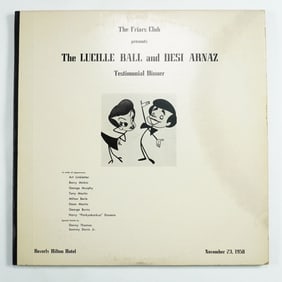 2 LP Vinyl Record Set, Lucille Ball & Desi Arnaz Testimonial Dinner