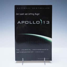 Apollo 13 Book by Jim Lovell & Jeffrey Kluger, Signed by Jim Lovell
