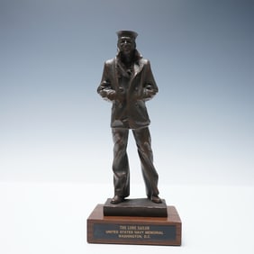 The Lone Sailor Bronze Resin Sculpture, United States Navy Memorial