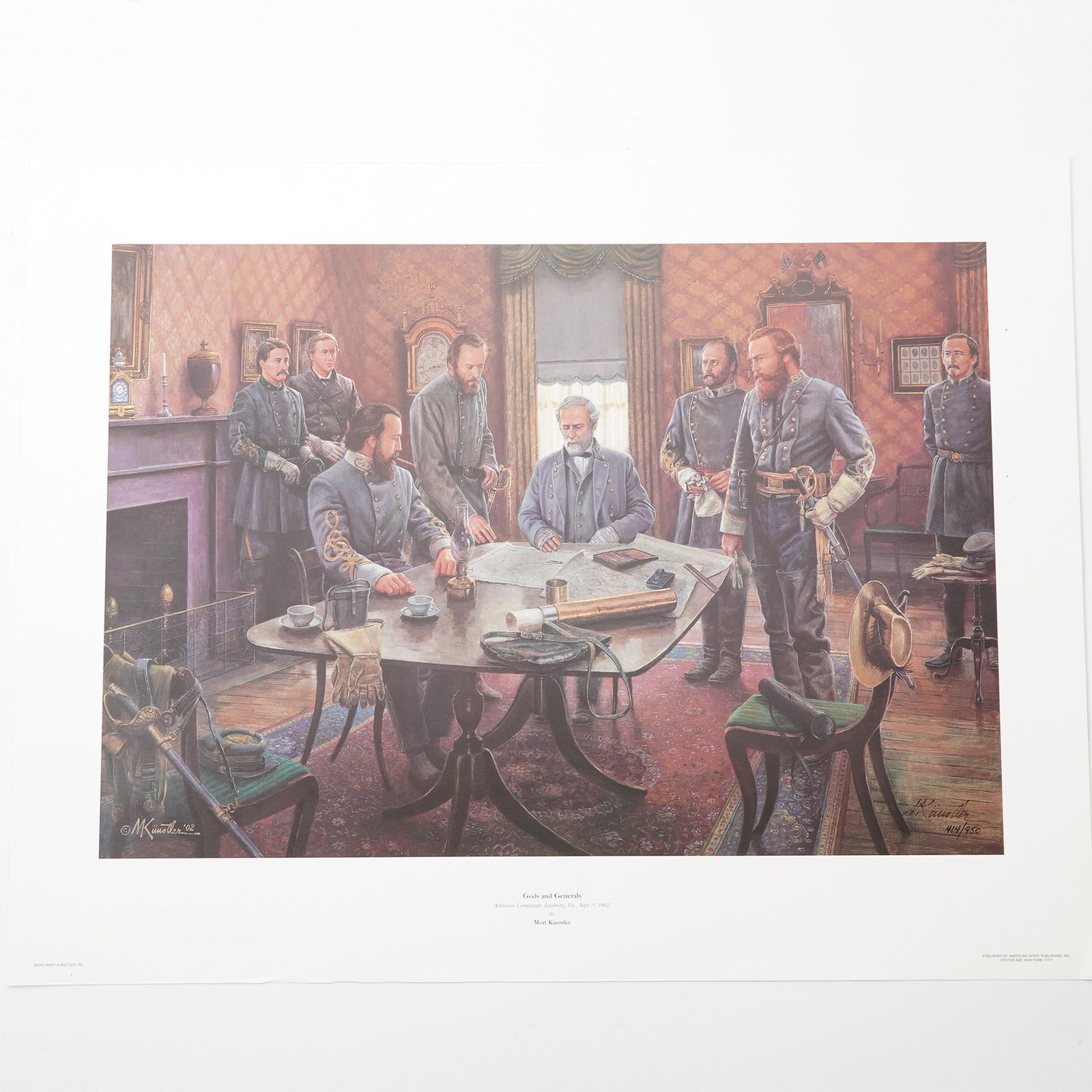 Mort Kunstler, Limited Edition Offset Lithograph, Gods and Generals, Signed (1 of 5)