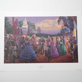 Mort Kunstler, Limited Edition Offset Lithography, Before the Ball, Signed