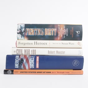 5pc Books on U.S. Military History and Covert Operations