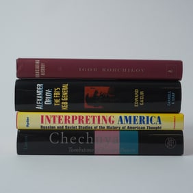 4pc Books on Cold War, Russian History, and Intelligence