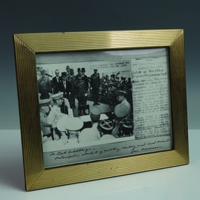 Signed Photo of Japanese Surrender 1945
