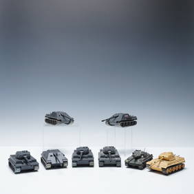 8pc Solido Die-Cast Military Tank Model Collection (1 of 5)