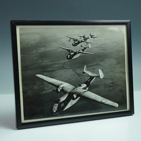 WWII-Era Aviation Photograph Signed by General J.H. Doolittle