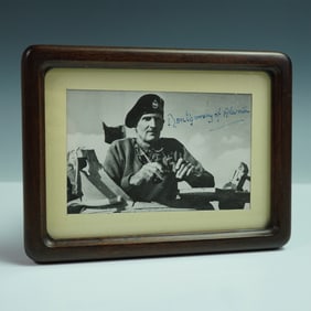 Signed Photo of Field Marshal Montgomery of Alamein