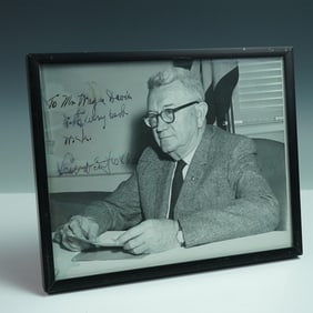 Signed Photo of General Lewis B Hershey