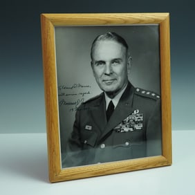 General Maxwell D. Taylor Signed Photograph, Dated 1969