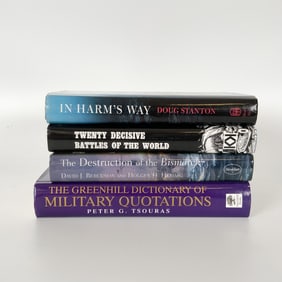 Set of 4 Military History and Strategy Books