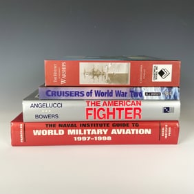 4pc Collection of Military and Aviation Reference Books