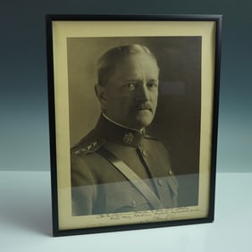 General John J. Pershing Signed and Inscribed Photo to H.C Cook