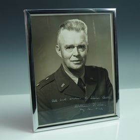William F. Dean Signed Photo, Major General USA
