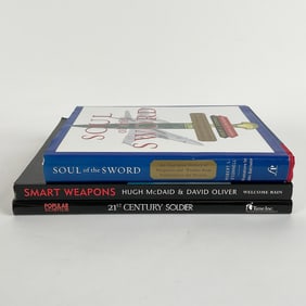 3pc Military and Weaponry History Book Collection