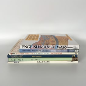 6 Harcover Books on Maritime and Naval History