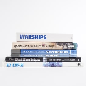 6pc Naval Warfare Book Collection