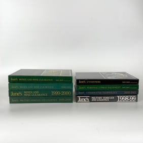 8 Jane Defense Reference Books Military Equipment, Logistics