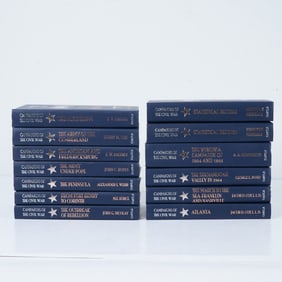 13pc Campaigns of the Civil War Hardcover Book Set