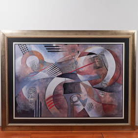 Marlene Healey, Large Mixed Media Print, Straight Up, Signed in Plate (1 of 4)