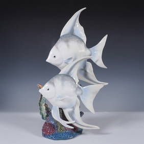 Lladro Porcelain Sculpture, Underwater Explorers 01006742 w/Box (1 of 7)