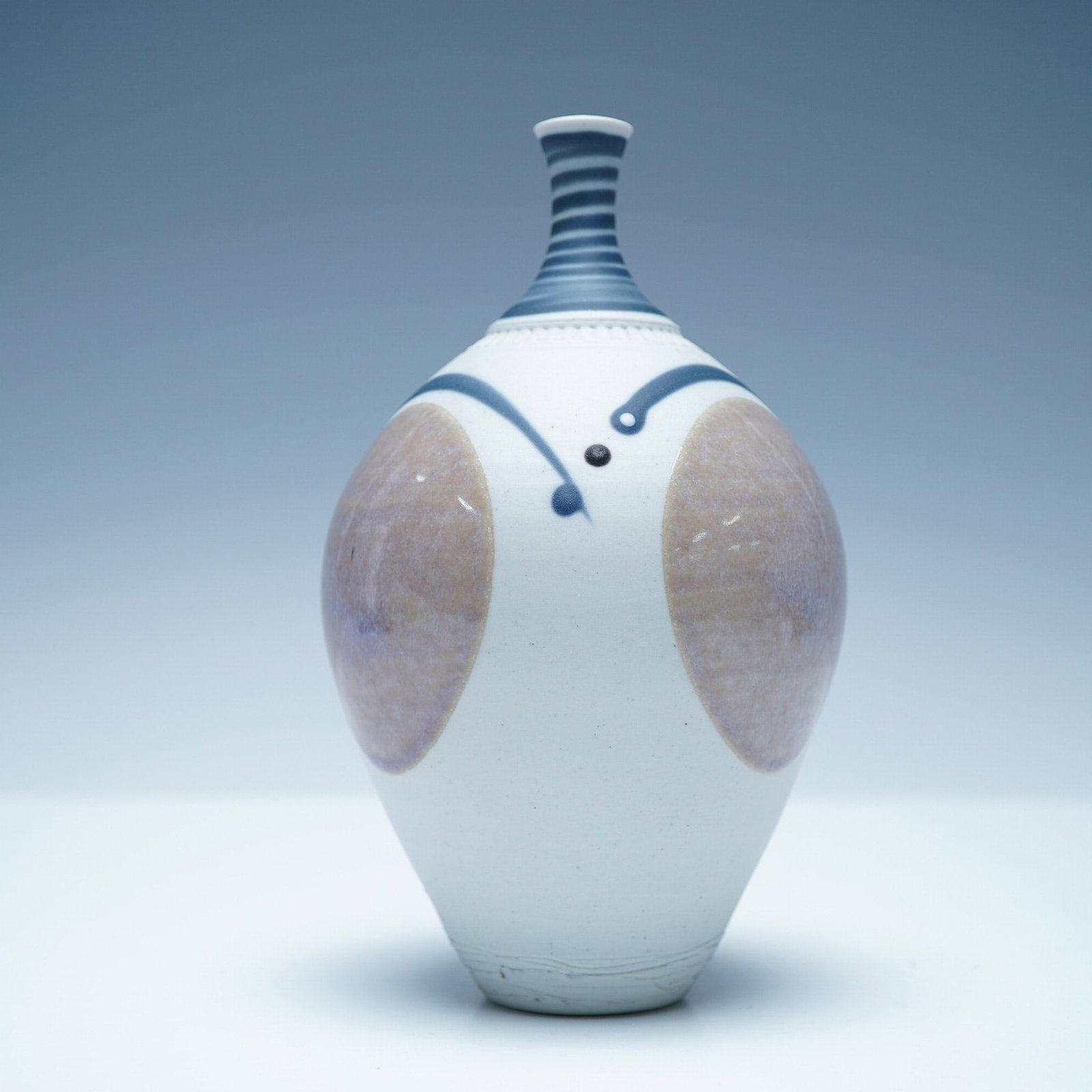 Studio Art Pottery Vase, Signed by Artist (1 of 3)