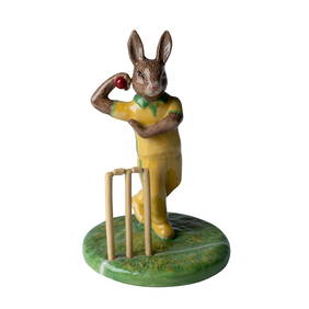 Royal Doulton Bunnykins Prototype Australia Colorway, Howzat (1 of 3)