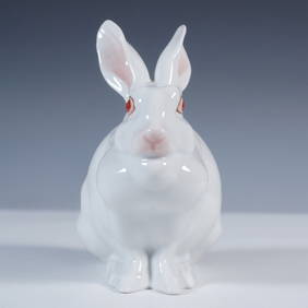 Herend Porcelain Figurine, Sitting Rabbit (1 of 4)