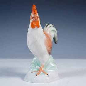 Herend Porcelain Figurine, Standing Rooster (1 of 4)