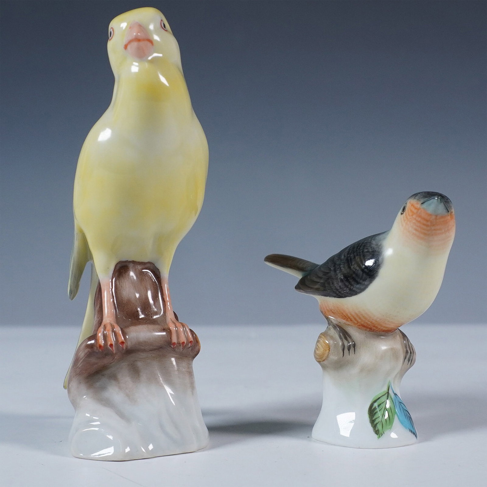 2pc Herend Handpainted Porcelain Bird Figurines (1 of 4)