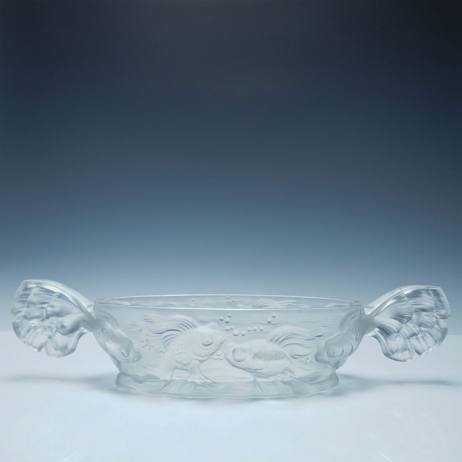 Verlys American Glass Double-Handled Fish Bowl (1 of 5)