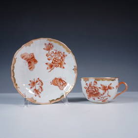 Herend Porcelain Cup and Saucer, Fortuna Set (1 of 4)