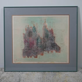 Shoichi Hasegawa, Etching & Aquatint on Paper, Signed