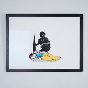 Kunstrasen, Reality Killed The Fairytale Star? AP Screenprint, Signed