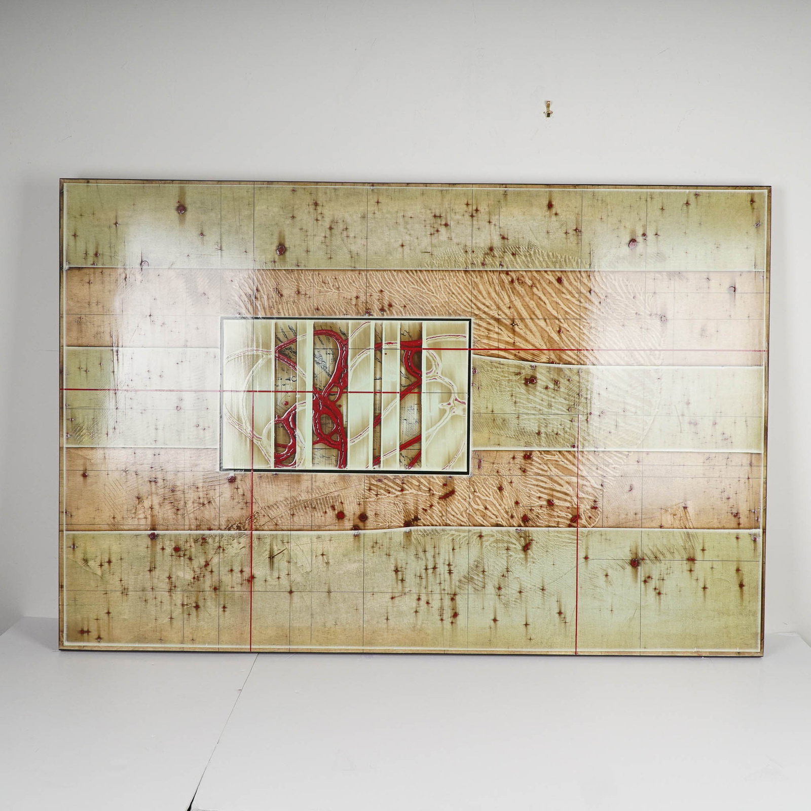 Michael C. Kessler, Mixed Media Abstract Artwork, Magnesite, Signed (1 of 5)