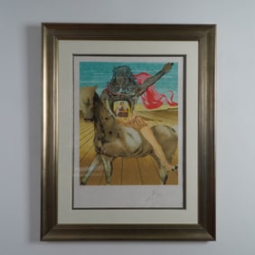 Salvador Dali, Chevalier Surrealist Hommage a Velazquez, Signed & Numbered